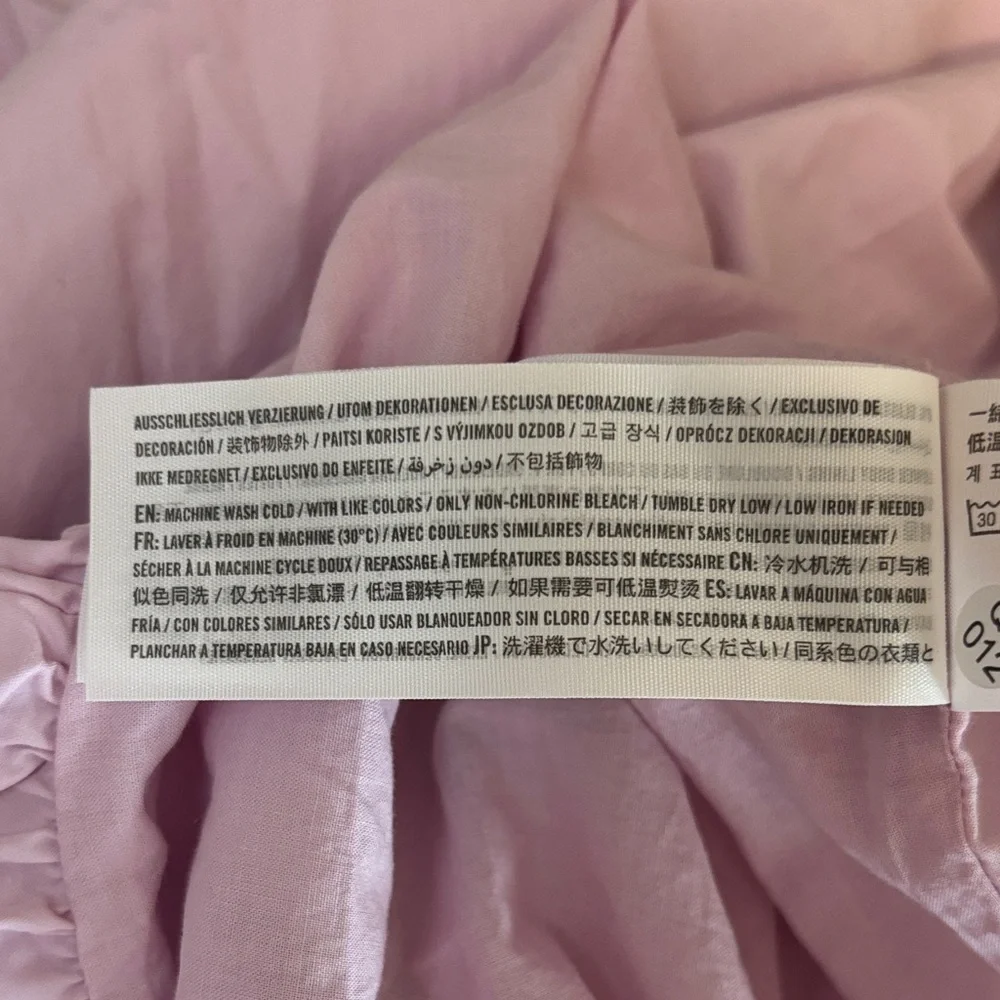 Abercrombie & Fitch Pink Mixed Fabric Bubble Hem Midi Dress Size XL – Excellent - Picture 14 of 14